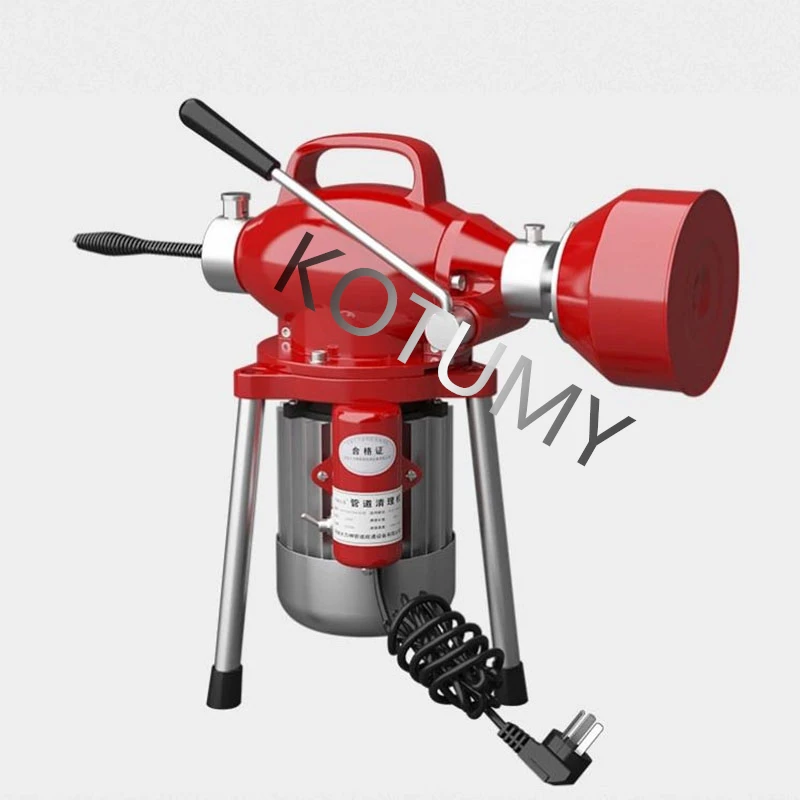 Toilet Plunger Presser Pipe Dredging Machine Pipes Unblocking Pipe Dredging Machine Toilet Tool Accessories GQ-80 Electric Sewer