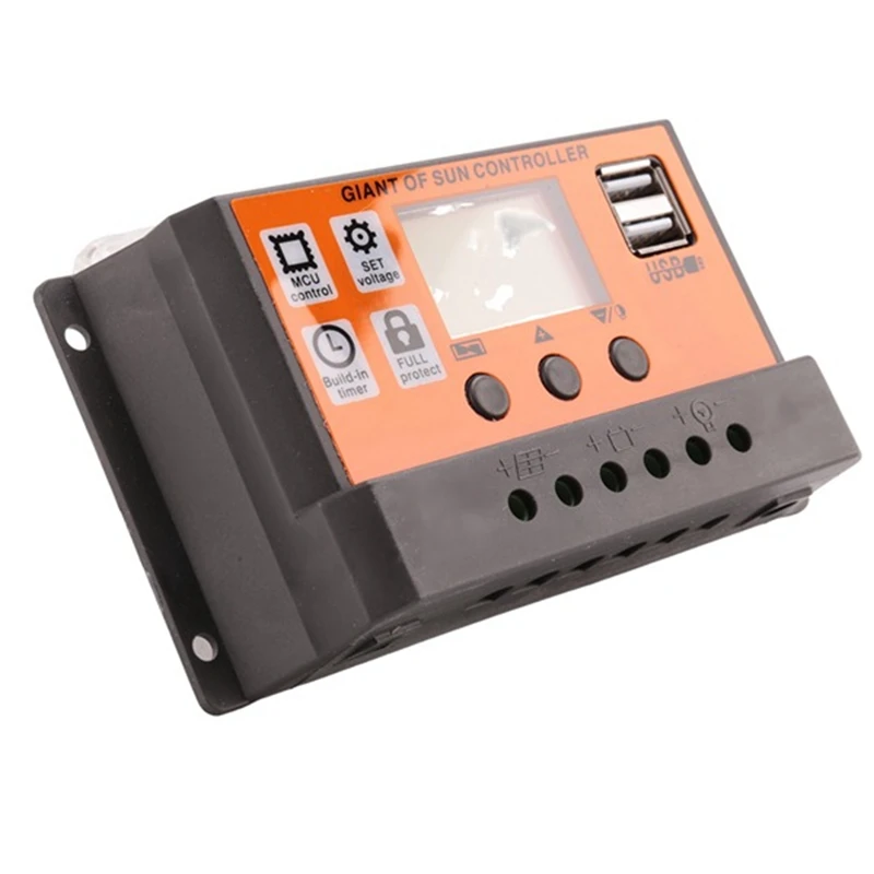 100A MPPT Solar Panel Regulator Charge Controller Solar Controller 12V/24V Auto Focus Tracking