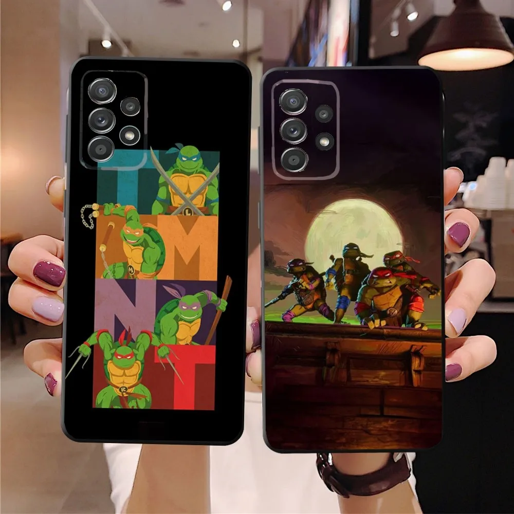 T-Teenage Mutant N-Ninja-Turtles   Phone Case For SamsungS24,23,22,21,S20 Ultra Pro 10,S30Plus,S9,20lite Ultra Black Cover