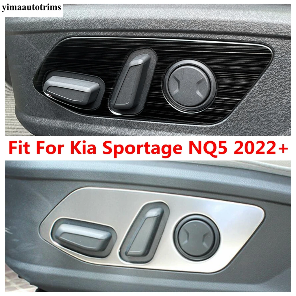 

Seat Adjust Button Switch Panel Frame Decoration Cover Trim For Kia Sportage NQ5 2022 - 2025 Car Styling Accessories Interior