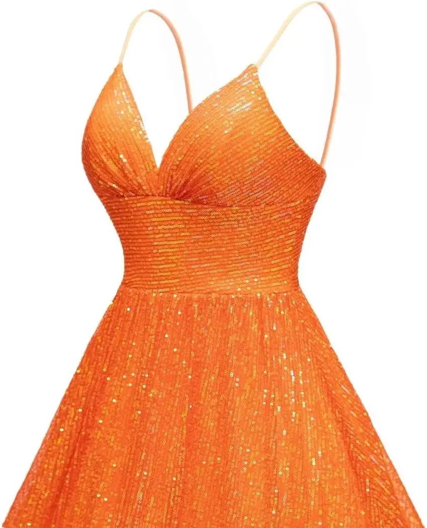 Sequin Homecoming Dresses Short Prom Dresses for Women Sparkly Ball Gown Formal Cocktail Dresses Graduation Dress Mini Dress