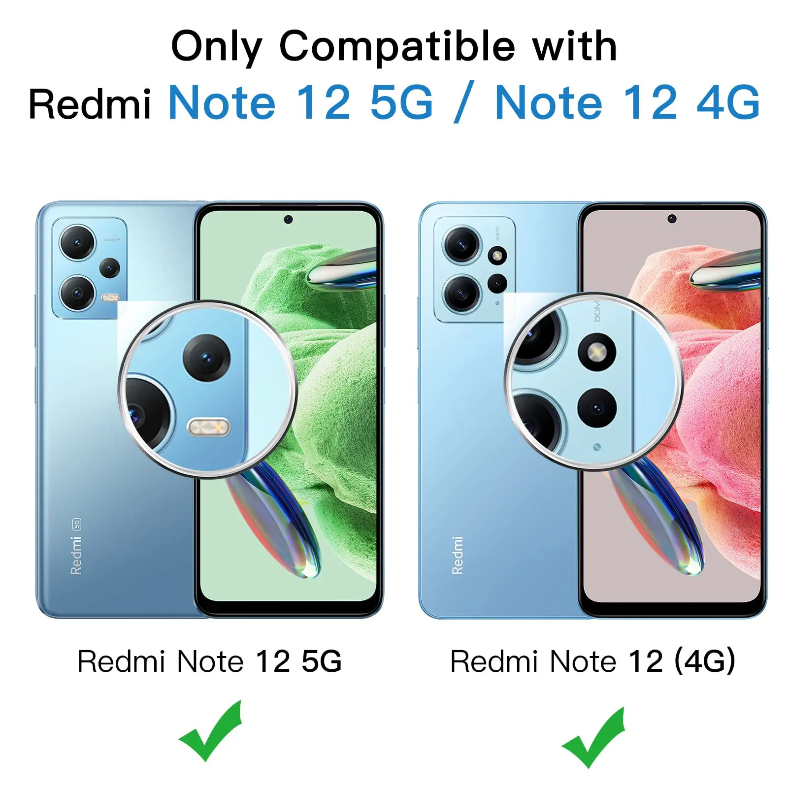 Displayschutzfolie für Redmi Note 12, 4G, 5G, Xiaomi, gehärtetes Glas, HD-Kristall, 9H, hohes Aluminium, kratzfest, freundlich – Detail 7