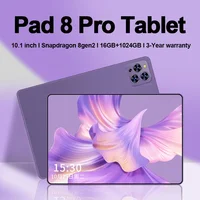 Tableta Original Pad 8 Pro de 10,1 pulgadas Android 13 Snapdragon 8gen2 Global 16GB + 1024GB 10000mah 5G Dual SIM WIFI HD pantalla completa