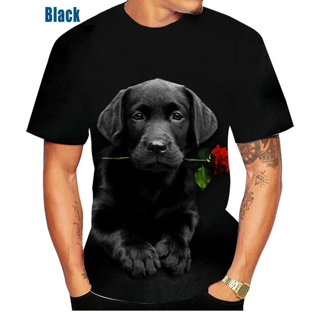 2022 Men and Woman New Labrador Retriever Pet Dog 3D Printing T Shirt Men Summer Funny Casual T Shirt Tops XS~5XL