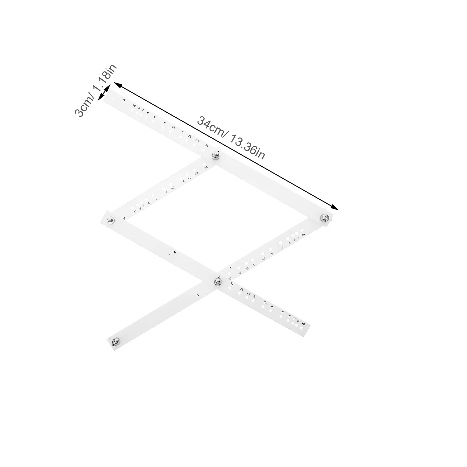 Linijka skalowa profesjonalna narzędzie do rysowania powiększające do projektowania, czytania planów, inżynierii, architektury, projektowania, biura, szkoły