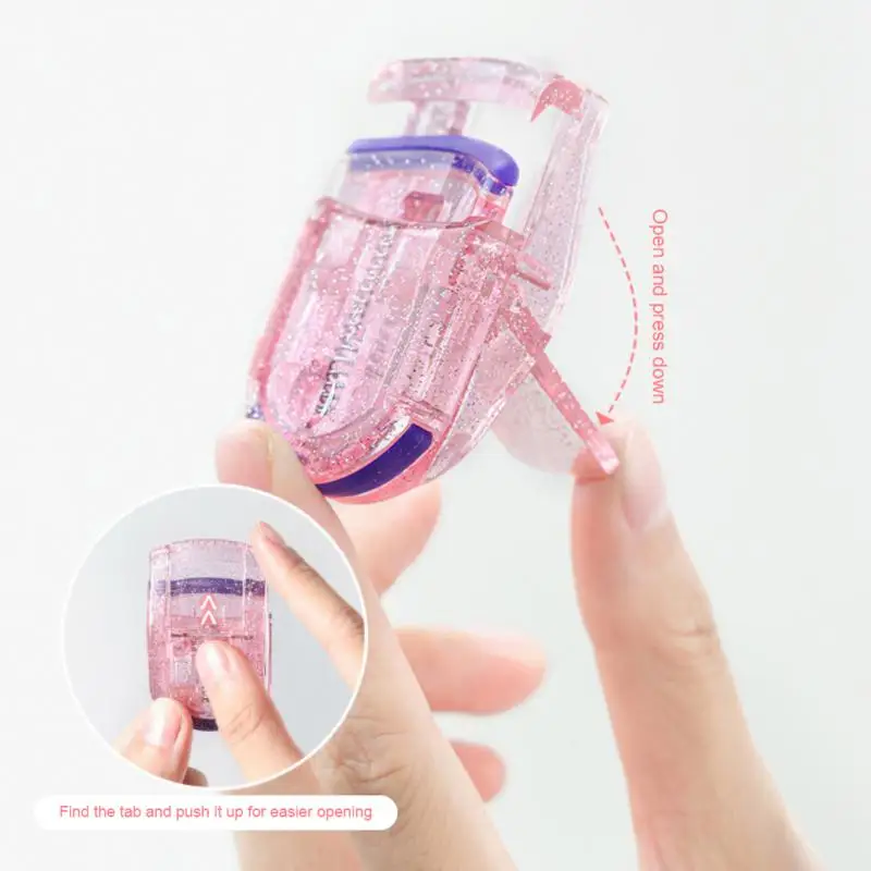 Mini pince à friser les cils, portable, bigoudi, cosmétique, poudre scintillante, outils de maquillage, beauté locale