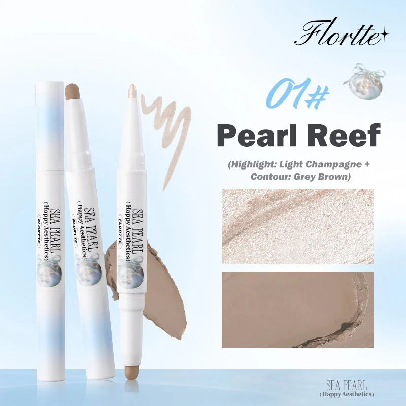 

FLORTTE Glass Sea Collection Dual-Ended Highlight & Contour Pen