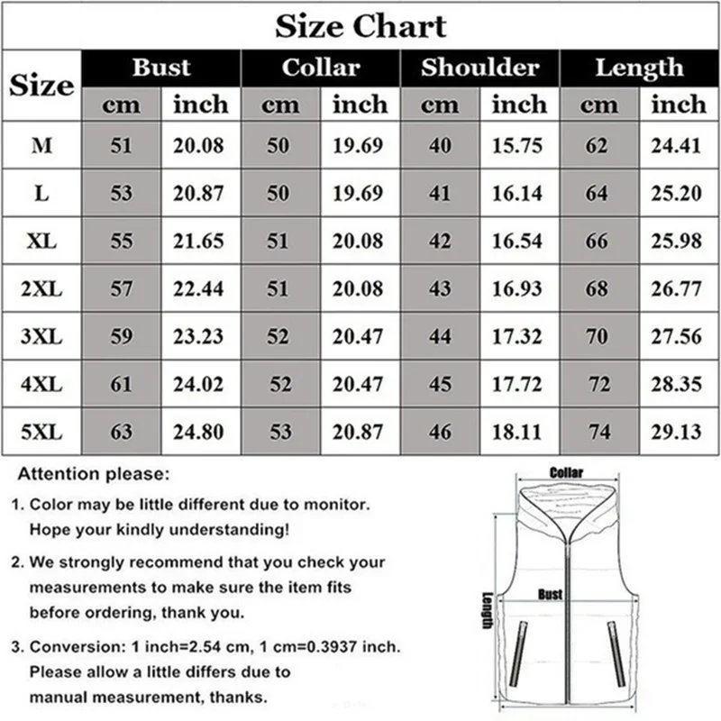 Customized Mens Vest Jacket Warm Sleeveless Jackets Winter Zipper Coat Autumn Stand-up Collar Casual Waistcoat Brand Clothing 8 Se1b0a82b634d49dab61dbc8dc7ff4419r