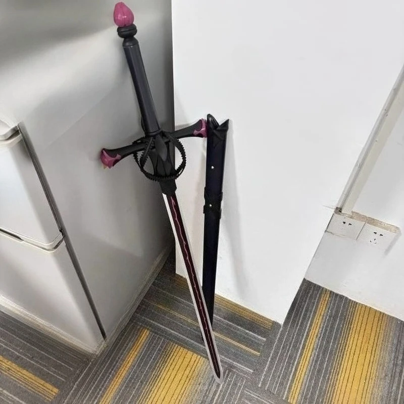 

115cm Cosplay Fate Stay Night Saber Arthur Pendragon Black White Excalibur Sword Weapon Wooden Sword Anime Costume Party Shows