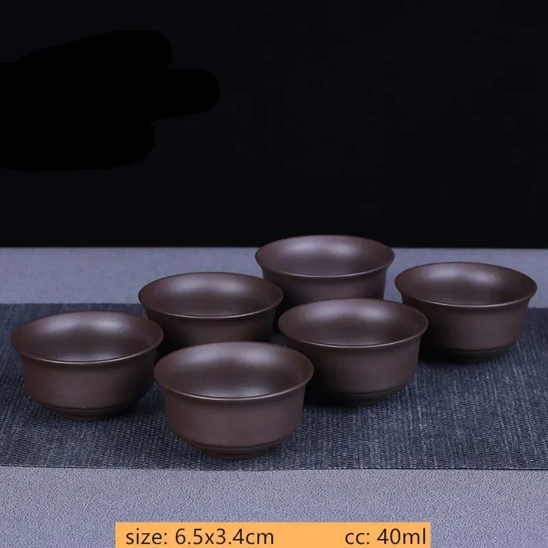 Petite tasse à thé traditionnelle chinoise en grès pour la cérémonie du thé