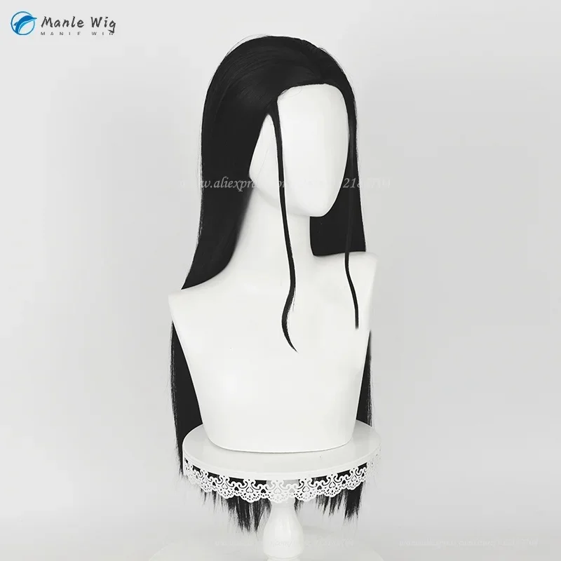 x;3,f6'b7\g, Nico Robin Wig 65cm Long Black Cosplay Anime Wigs Heat Resistant Synthetic Hair Miss Allsu5;h7'b8\f,4/ view 4