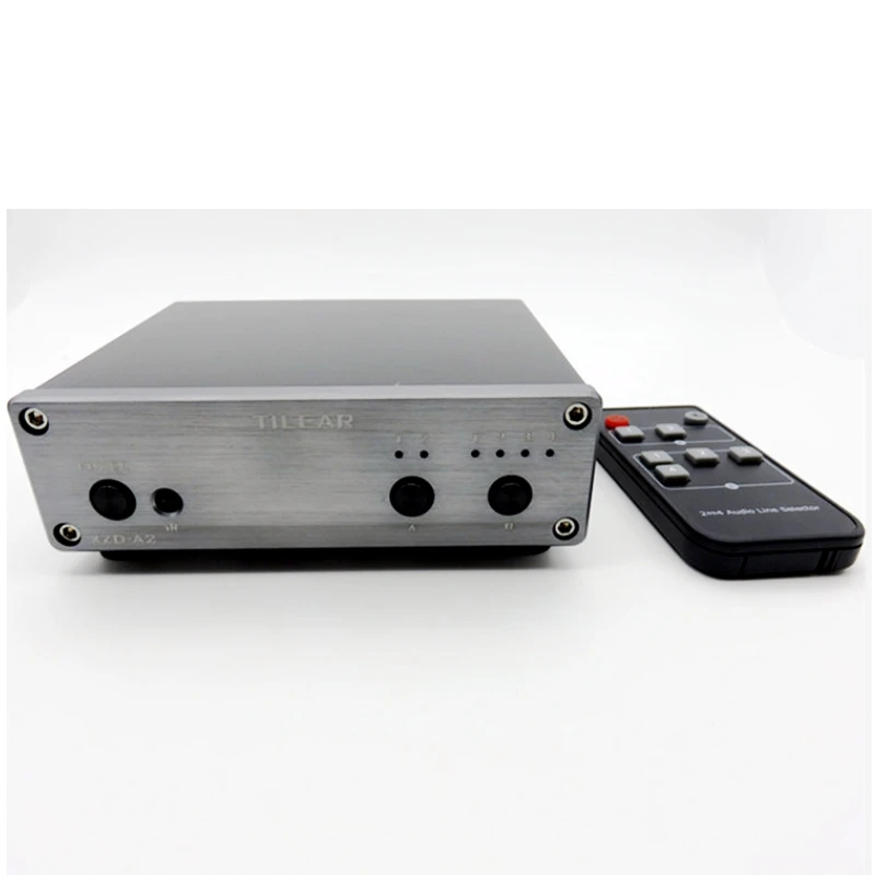 موزع الصوت ، جهاز التحكم عن بعد A2 HIFI ، 2 مدخل ، 4 مخرجات RCA