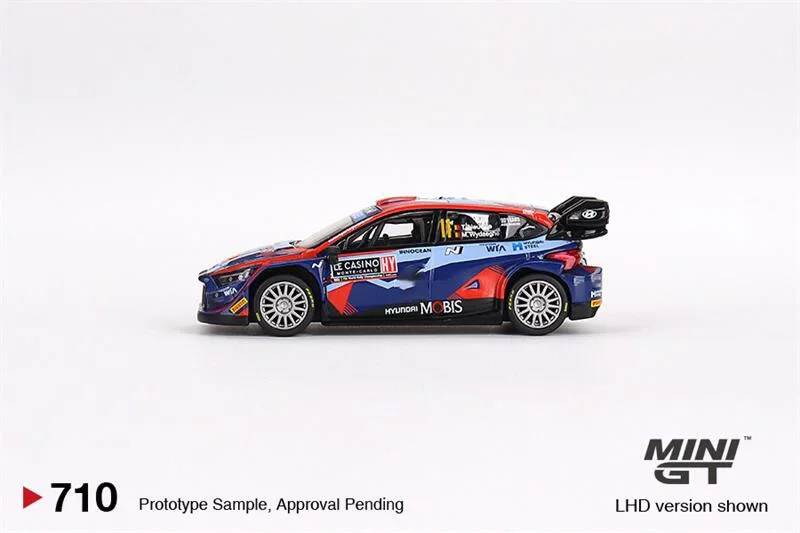 MINI GT 1:64 Hyundai i20 N Rally1 2023 Rally LHD Diecast Model Car