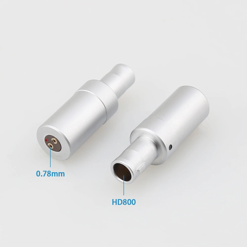 Hi End One Pair Gold Plated MMCX/0.78mm Female to HD800 HD800S HD820 HD-800 HD-820 Headphone Converter Adapter