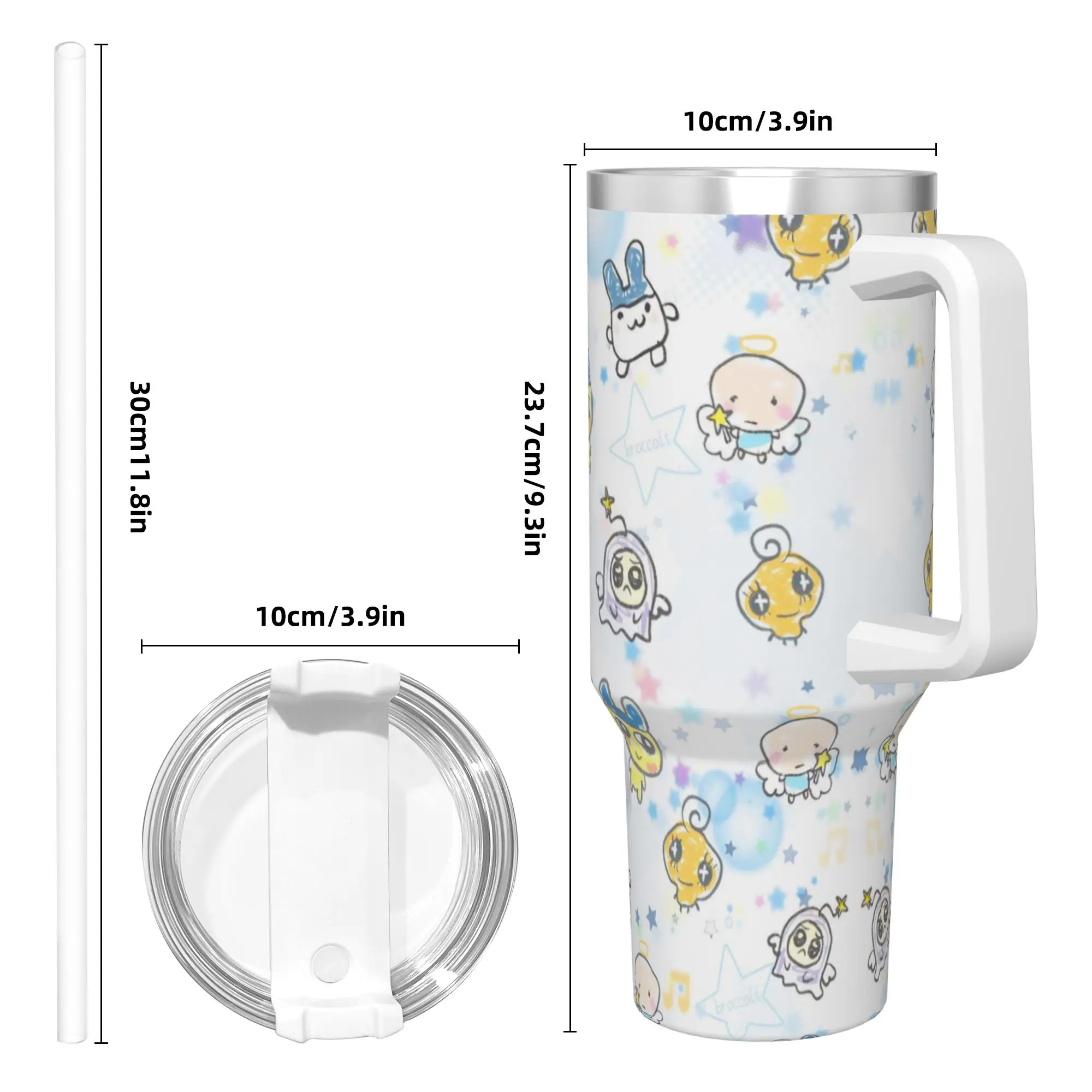 بهلوان من الفولاذ المقاوم للصدأ تماغوتشي ماميتشي كوب قهوة مانع للتسرب أكواب المشروبات الساخنة كوب القيادة زجاجة ماء مخصصة