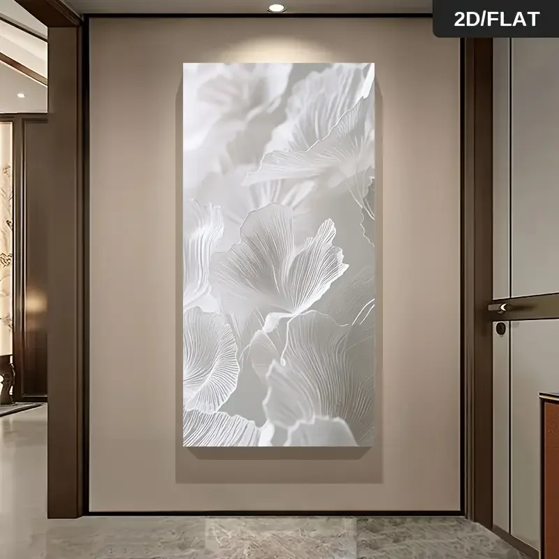 Elegant floral plant poster, suitable for home decoration, room decoration, bathroom decoration, frameless