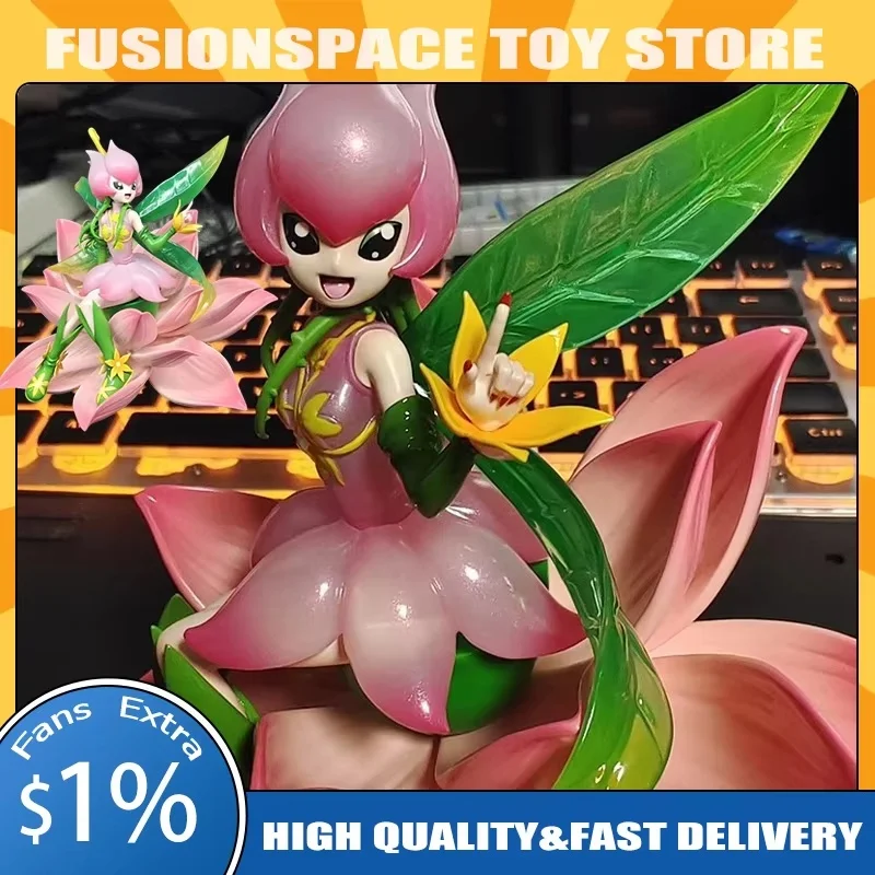 

Digimon Figure Lilimon Figures 17cm Pvc Cute Girls Models Statue Dolls Figurine Collection Desk Decoration Toys Birthday Gifts