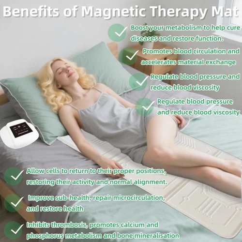 Multifunktionale tragbare PEMF-Magnetfeldtherapie. Schlafintervention