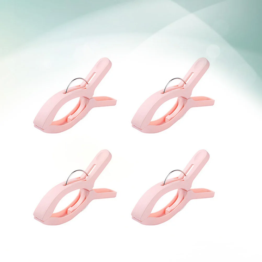 

3pcs Plastic Clothes Clips Quilt Duvet Cover Clothing Anti-Slip Windproof Holder Clamps Towel Blanket Grip Home Hotel Office