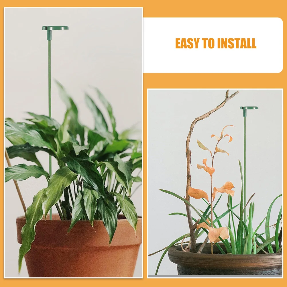 12 قطعة حصص نباتات الزهور الأوركيد دعم قابلة لإعادة الاستخدام بوعاء قضبان النبات للنباتات الداخلية ملحقات حديقة الكوبية #4