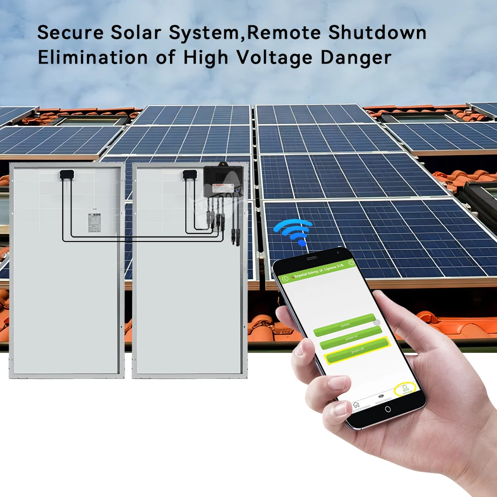 1600W 60VDC Solar Power Optimizer Real-Time Module Level MPPT Accurately Optimize System Increase Efficiency Overall Safety