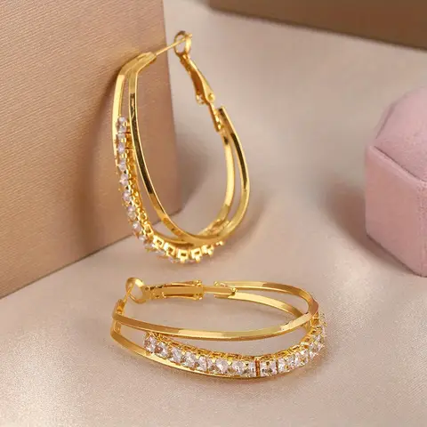 8 best sales örhängen med strassten - №5