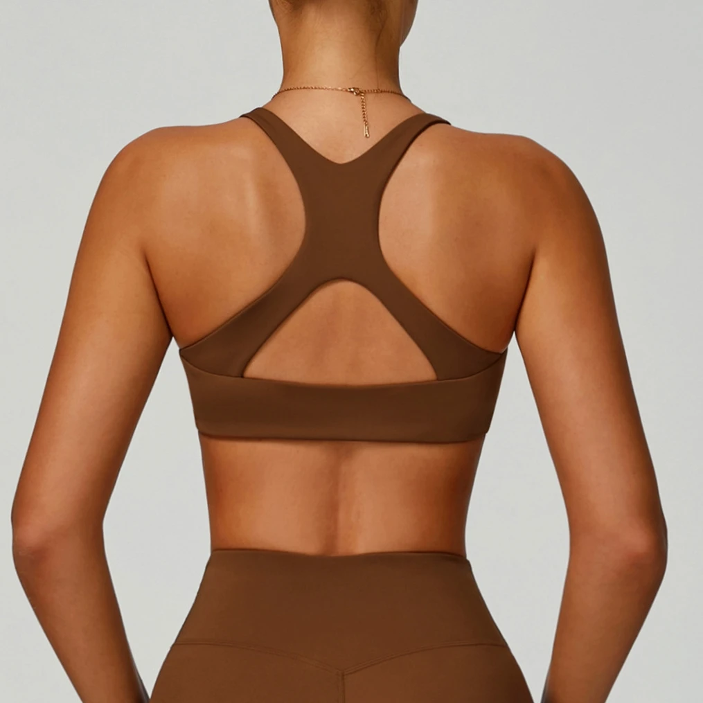 

Women's Sport Bras Gym High Intensity Underwear Running Yoga Beautiful Back Eco-friendly Bras Shockproof Workout Fitness Vest