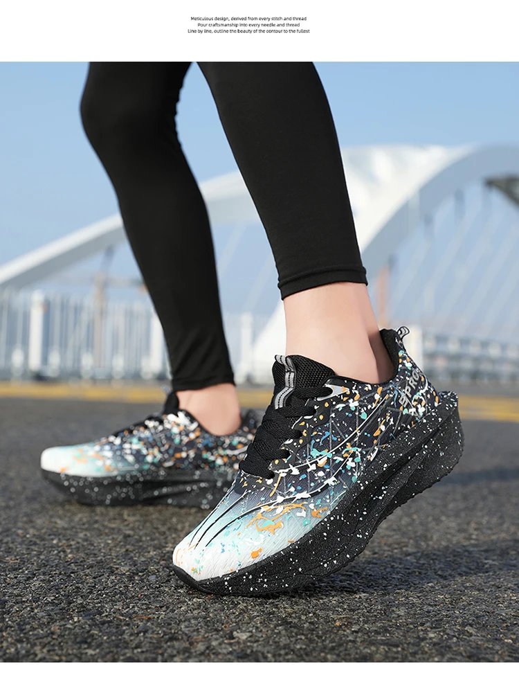 Modische Damen-Wanderschuhe, atmungsaktiv, leicht, für den Außenbereich, rutschfest, sportliche Laufschuhe, lässig, bequem – Detail 16