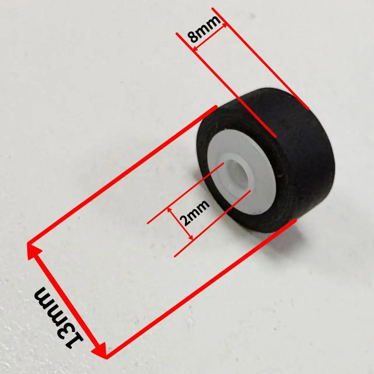 Roller for SonyEsprit take-up pinch roller cassette decks with TCM-200D mechanics (optional)