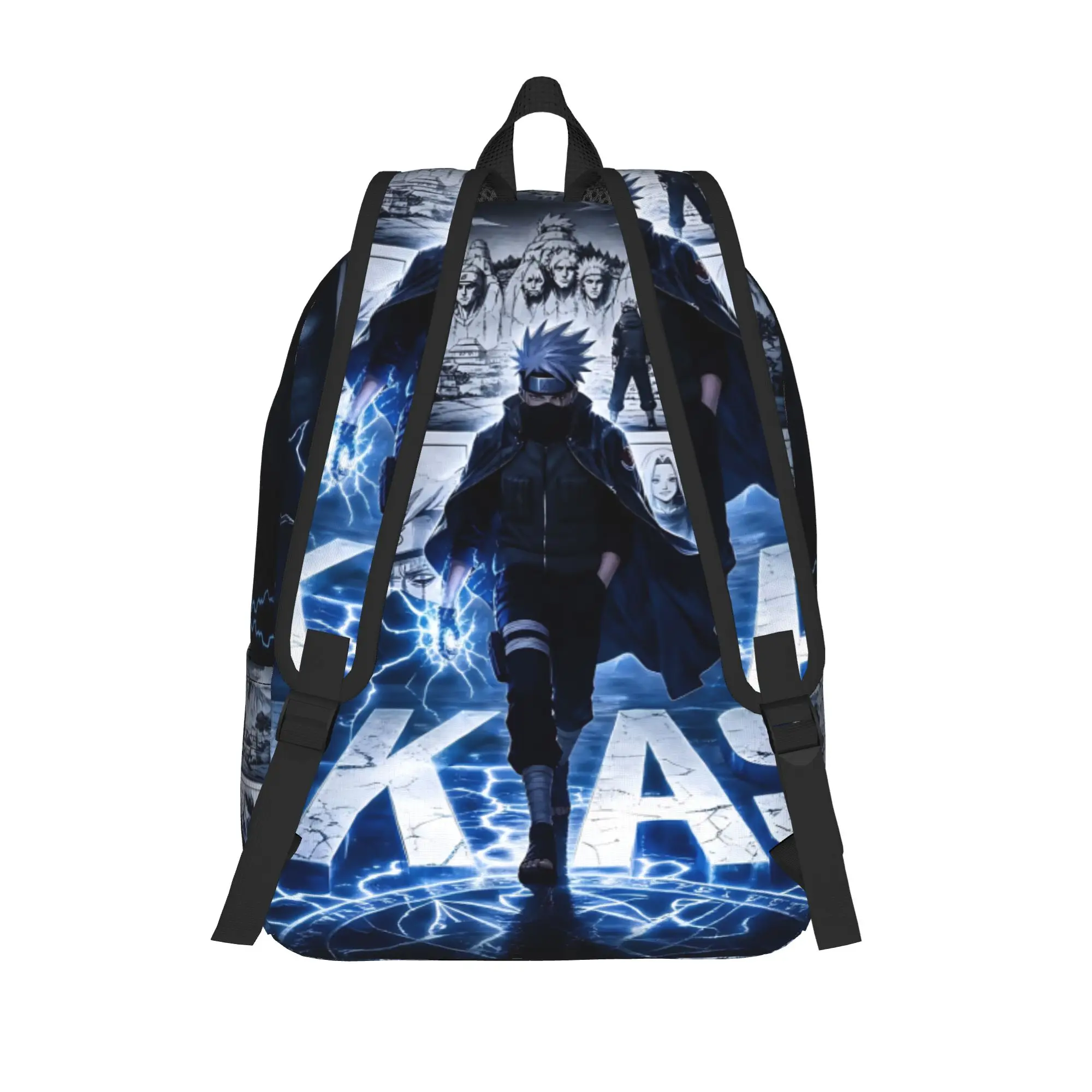 Fashion Naruto Anime Theme Backpack  Mochilas Daily For School Retro Washable Rucksack
