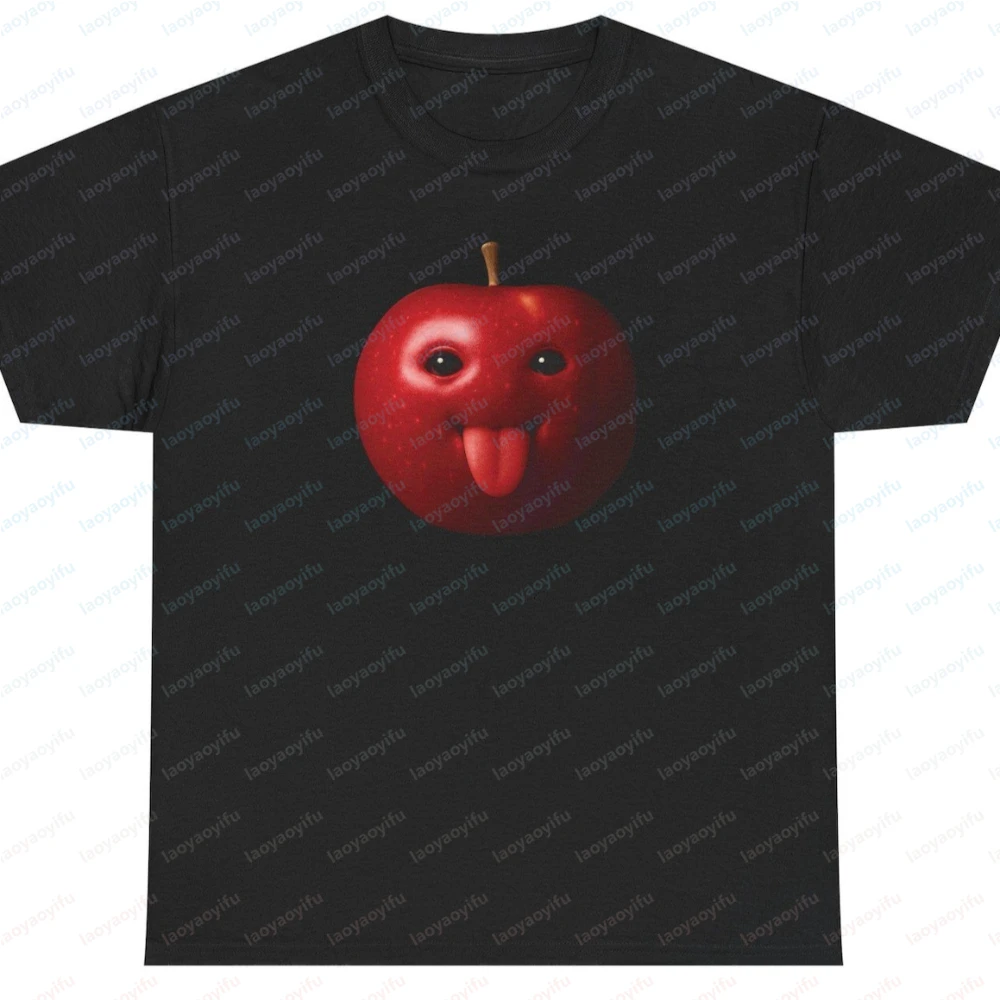 Niche Fruits Meme Shirt  Apple TikTok Fruit Meme Funny Shirt Casual Wear Gift Idea Graphic T Shirts Harajuku Men Clothing Tops