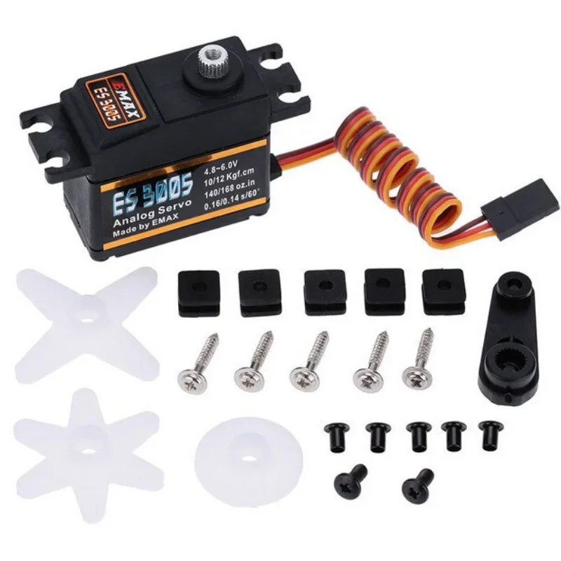Hot-selling EMAX model aircraft robot fixed wing accessories ES3005 metal gear waterproof analog servo