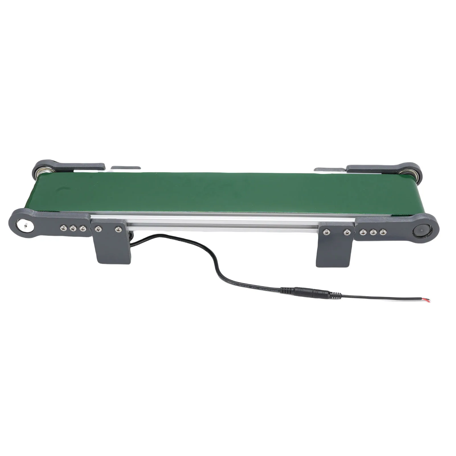 Small Conveyor Belt 10x50CM Stable and Quiet Electric Conveyor Belt 11lbs Load Capacity with Controller for Friction Experiment
