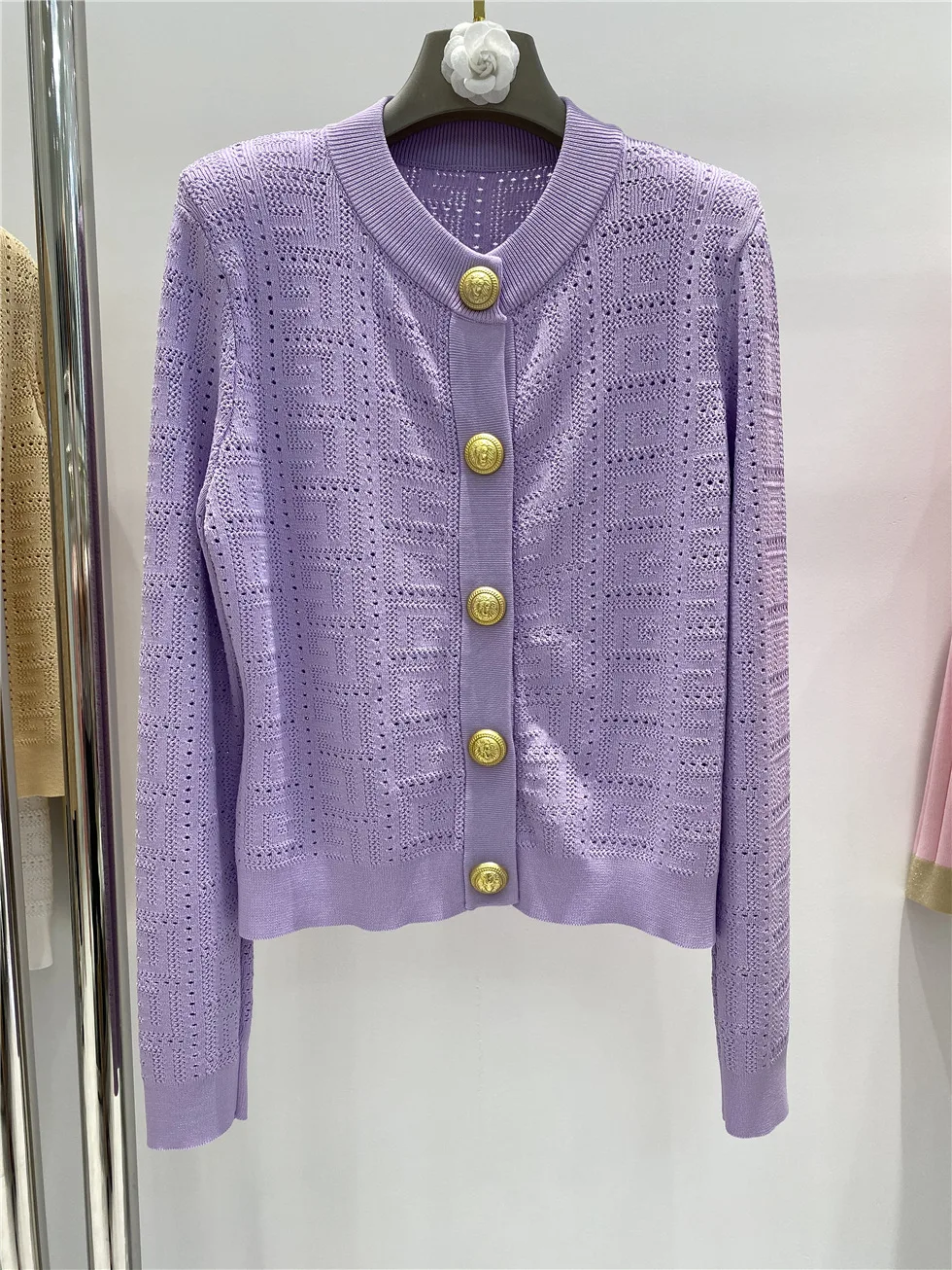 ZJYT واحدة الصدر س الرقبة سترة مشغولة من الصوف القمم للنساء طويلة الأكمام البلوزات الخريف تريكو جيرسي موضة الملابس النسائية