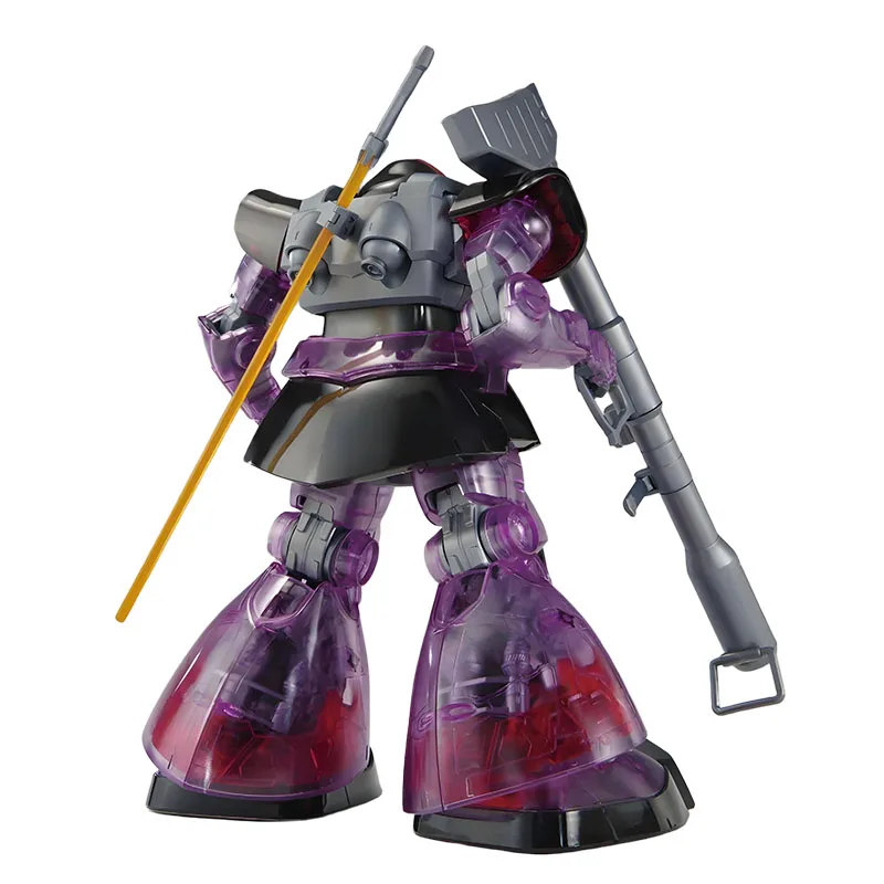 バンダイオリジナルモデルキットガンダム MG ガンダムベース限定 DOM [クリアカラー] 1/100 アニメアクションフィギュア組立モデルおもちゃ