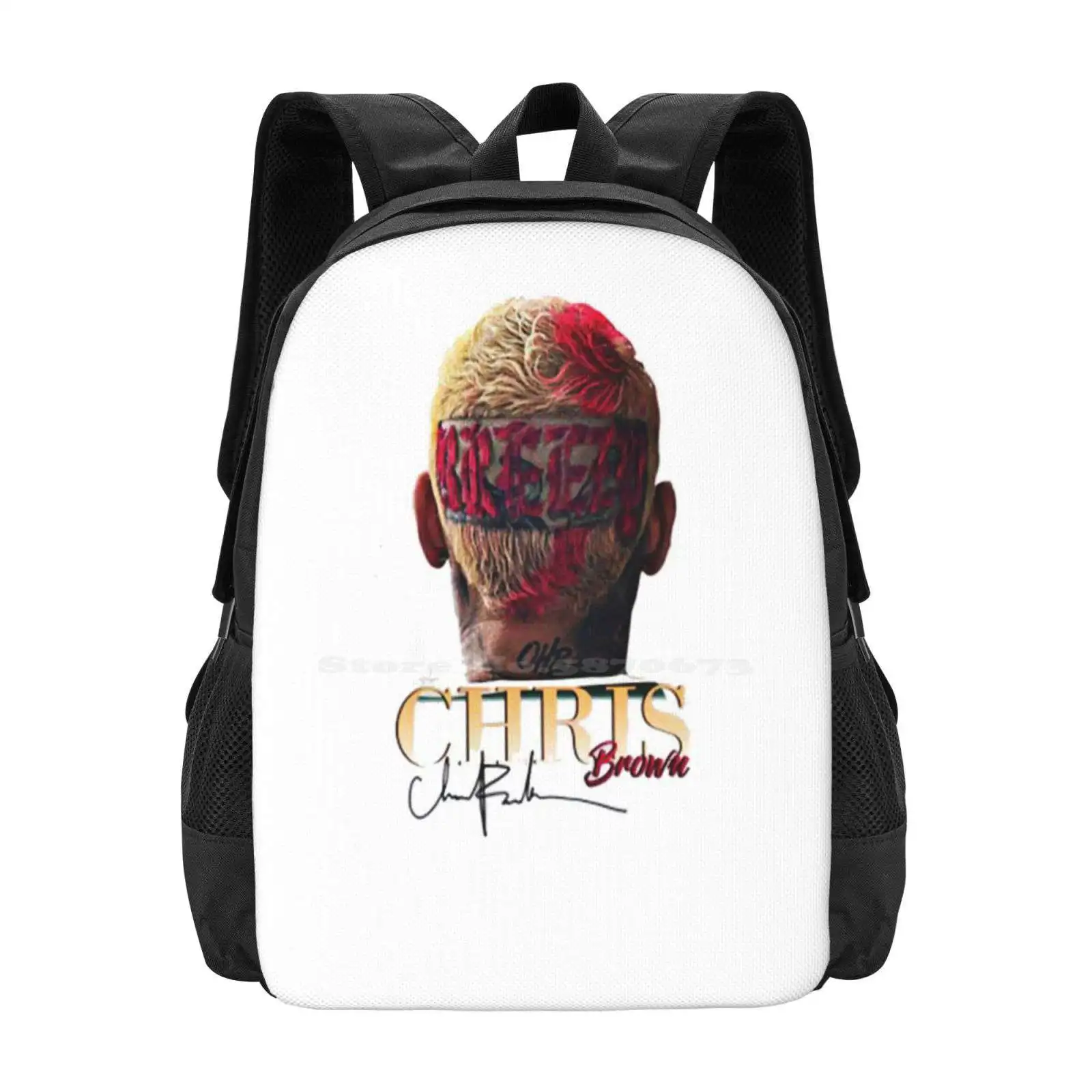 

Chris Brown One Of Them Ones Tour 2022 Backpack For Student School Laptop Travel Bag Drake Music Chris Brown Rap Dababy Lil