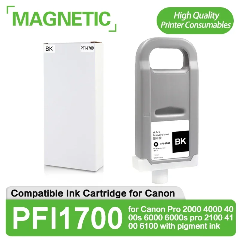 PFI1700 PFI-1700 Compatible Ink Cartridge 100% for Canon Pro 2000 4000 4000s 6000 6000s pro 2100 4100 6100 With Pigment Ink