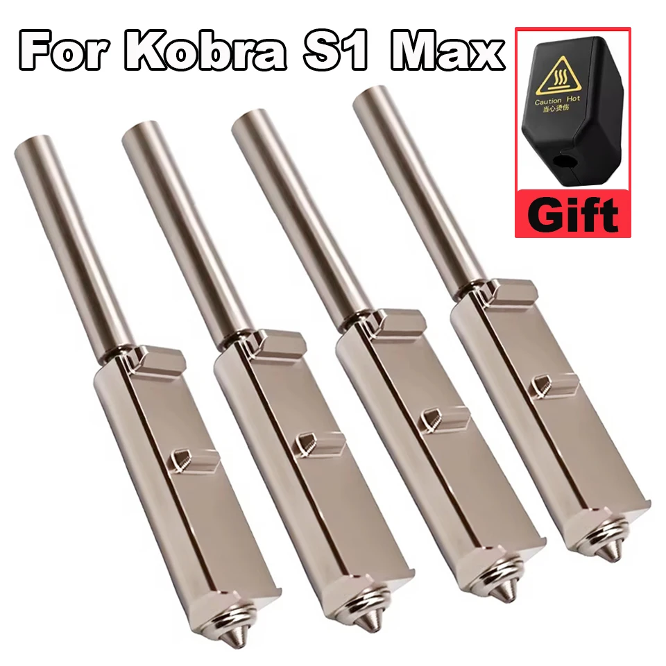 Hardened Steel Nozzle For Anycubic Kobra S1 Max 3D Printer Parts Extruder Hotend Part Nozzles For Kobra S1 Max Combo