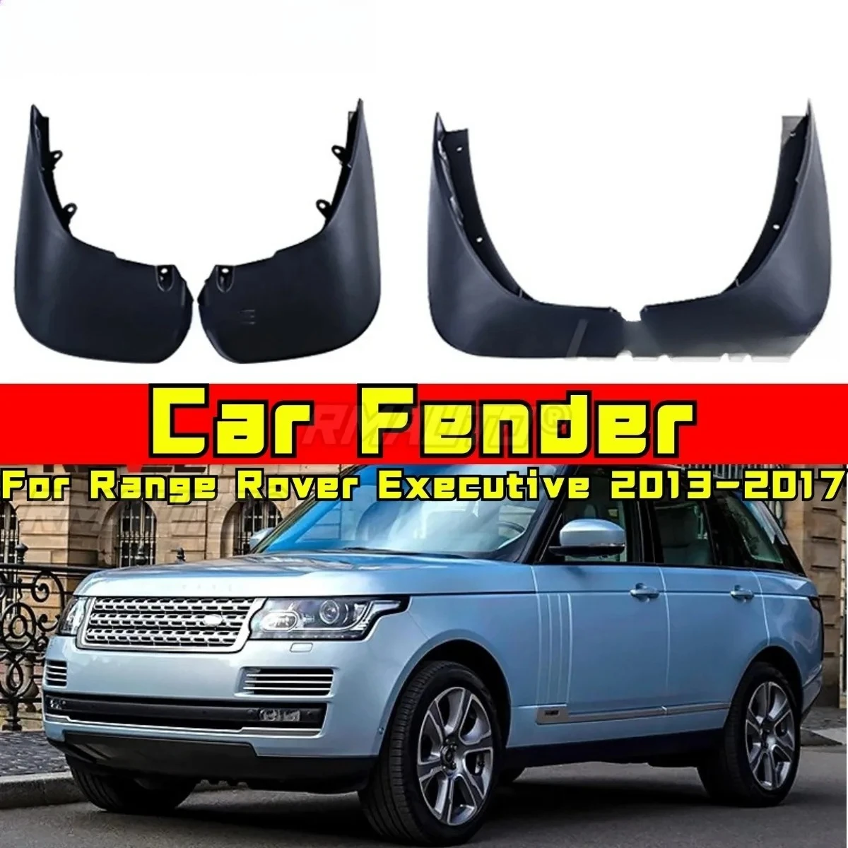 For Range Rover Executive 2013-2017 Chin Body Kit Car Fender Front Rear Mudguards Rear Wheel Mud Flaps Tire Car Accessories