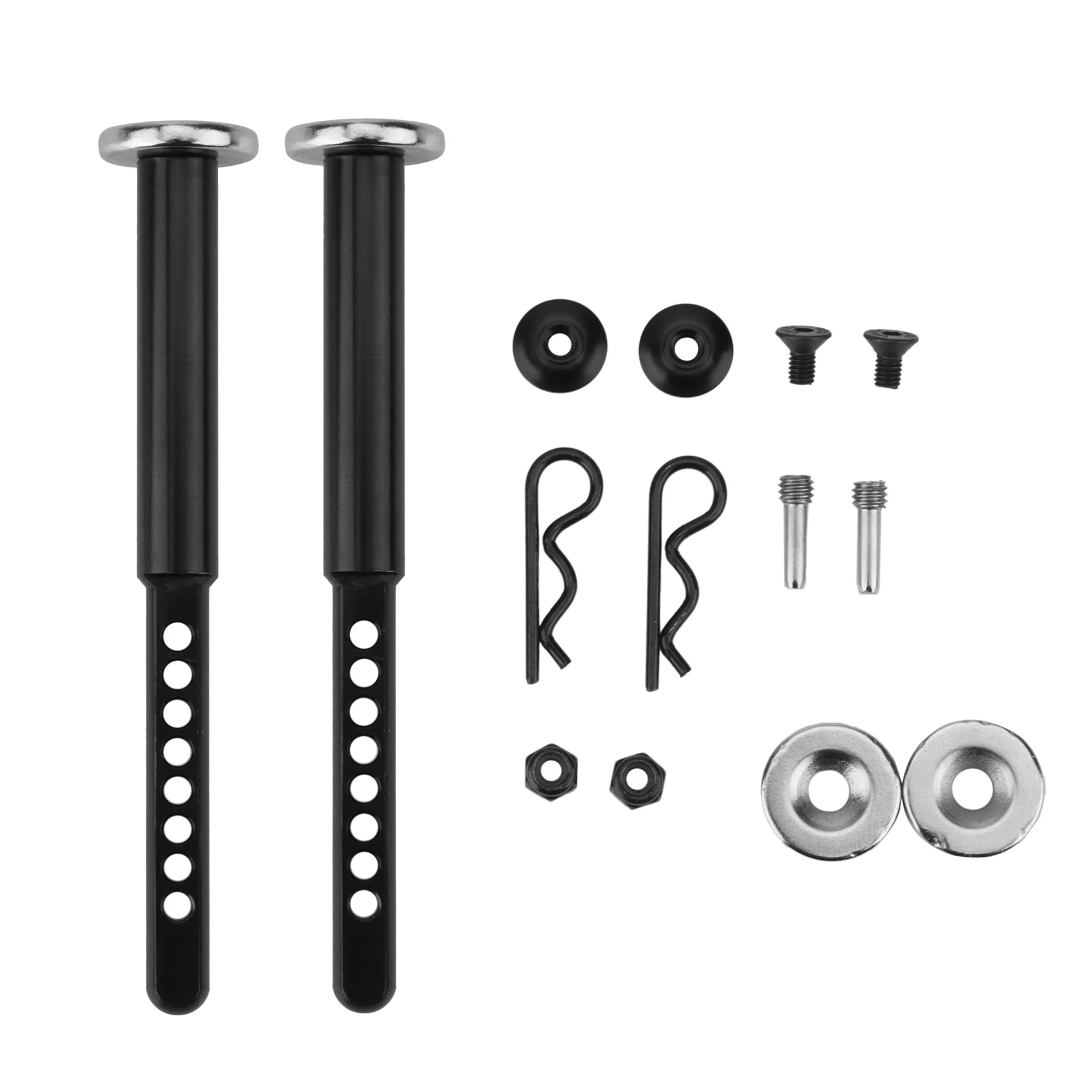 Metal Body Shell Post Mounts Shell Column with Magnet for 1/10 RC Crawler Car Axial SCX10 90046 Upgrade Parts,77mm