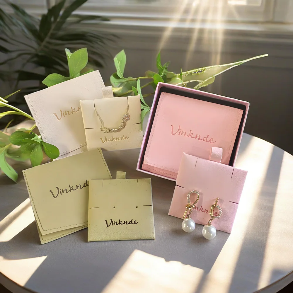 

Custom Logo Microfiber Bags Micro Fiber Elegant Jewelry Packing Pouches Gift Pouches Suede Jewelry Gift Bolsa For Christmas ﻿