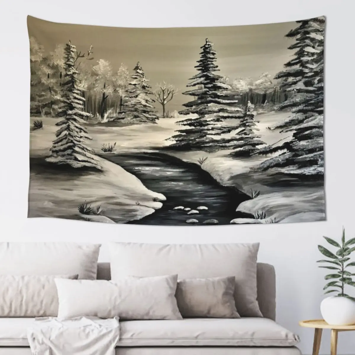 

Cold Winters Day Tapestry Home Decorations Aesthetic Decor Home Room Decoration Aesthetic Decorative Wall Tapestry