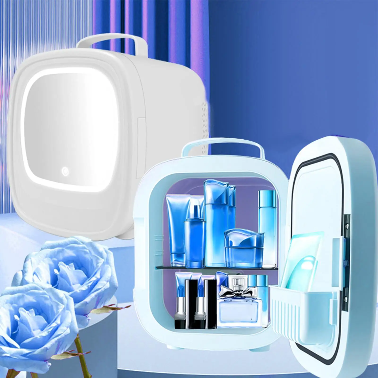 Mini Skincare Fridge 6L Car Refrigerator for Beauty Cosmetic Skincare