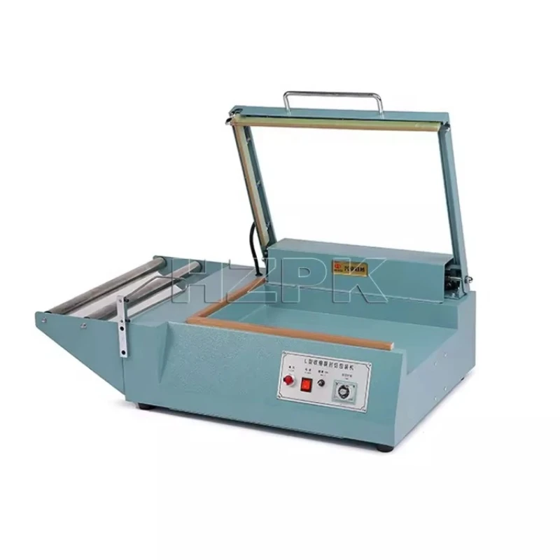 HZPK L Type Sealer Manual Plastic Nylon Film Wrap Sealing and Cutting Machine