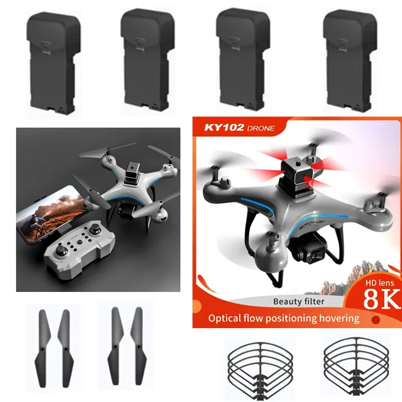 KY102 RC Drone 3.7V 1800Mah akumulator/śmigło KY102 bateria do drona KY102 RC bateria do drona łopatki KY102 części zamienne drona ramka do