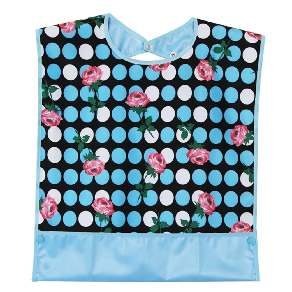 

3pcs Waterproof Anti Oil Stain Free Mealtime Dining Protector Waterproof Mealtime Bib Large Adult Bib Size Ideal Elderly Care