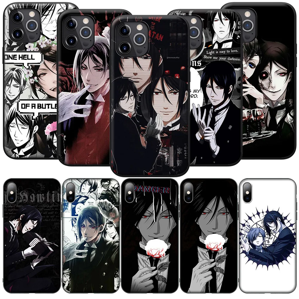 H-19 Black Butler Kuroshitsuji Nowe etui na telefon do Xiaomi POCO M6 M5 M4 F5 X6 C65 C55 C50 C51 C40 X4 Pro