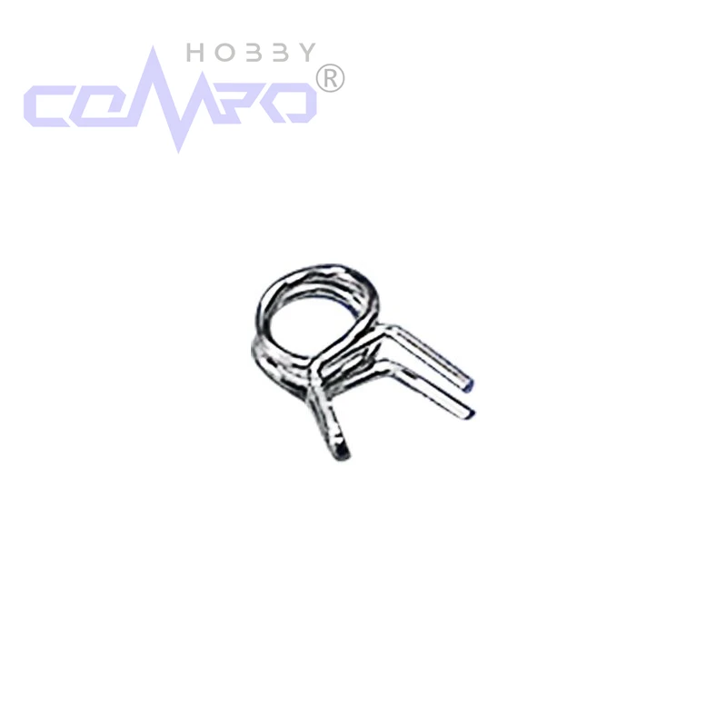 10 Uds. Clips de retención de línea de combustible de Metal de 4 ~ 5MM/5,5 a 6 MM abrazadera de tubo Clip de manguera accesorios de tanque de tubo para aviones RC