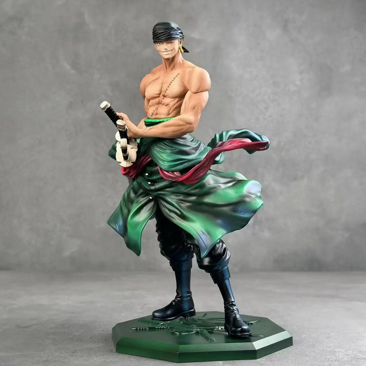 

Bandai One Piece Handmade Collector Edition Captain Kingsoft Solo Handmade GK Anime Peripheral Model Room Desktop Ornament Gift