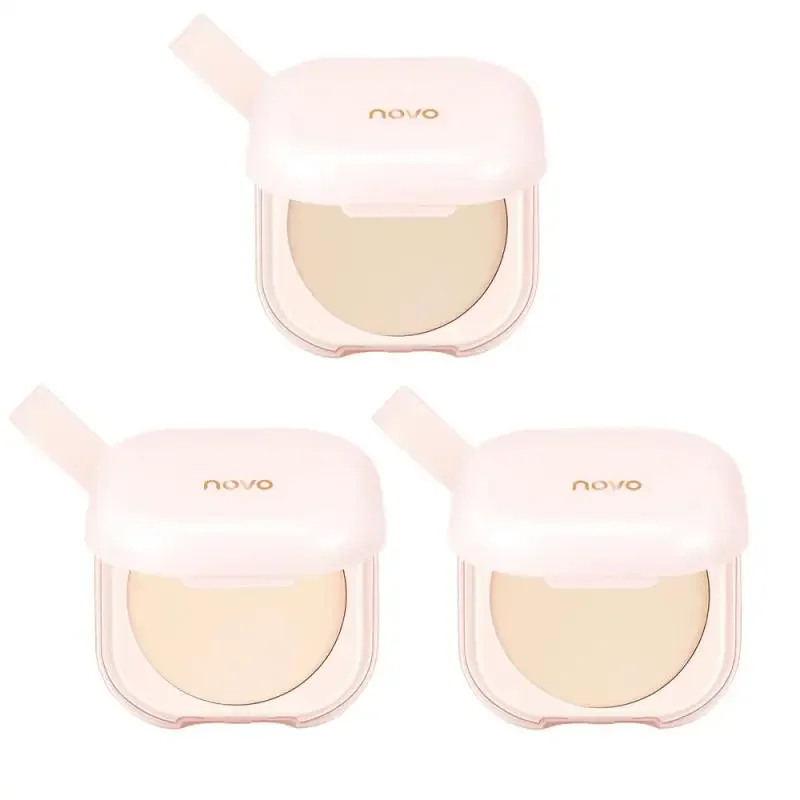 

Heallor Makeup Powder Concealer Oil Control Pressed Powder 3 Colors Beauty Cosmetics Loose Powder Moisturizing Face Makeup